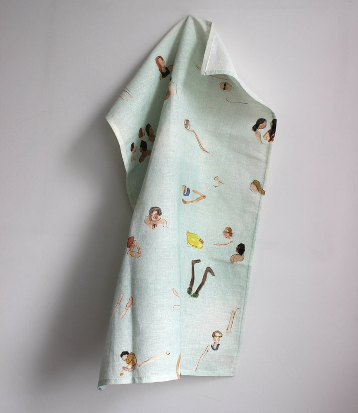 Fun Swim Linen/Cotton Tea Towel