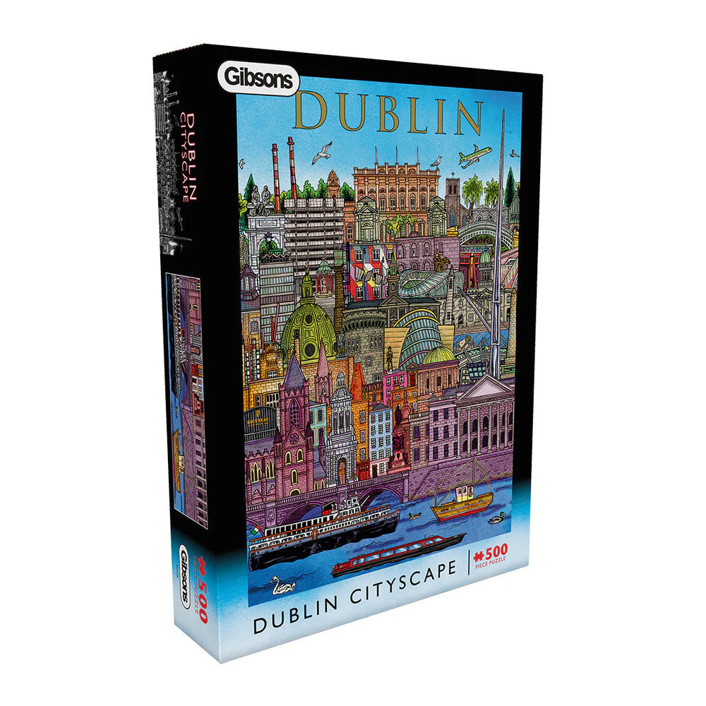 Dublin Cityscape 500 Piece Jigsaw Puzzle