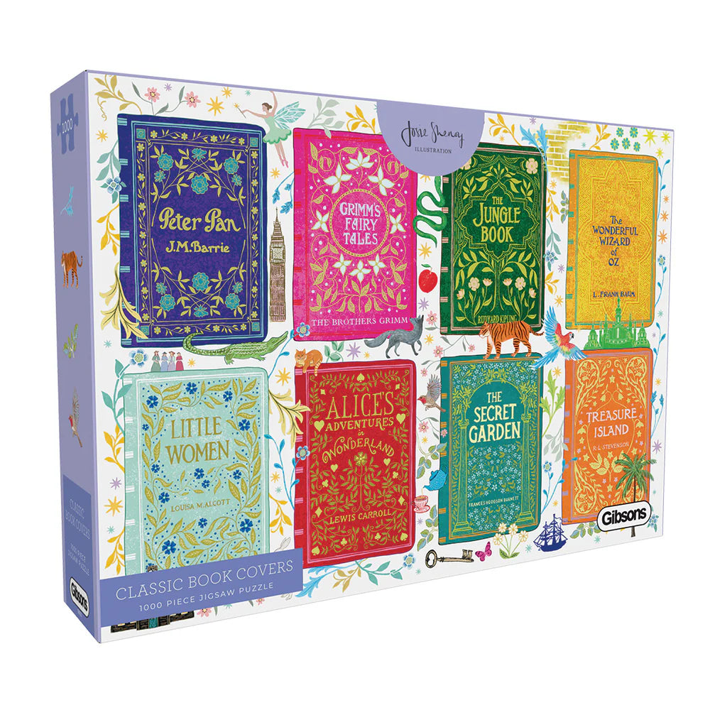 Classic Book Covers 1000 Piece Puzzle
