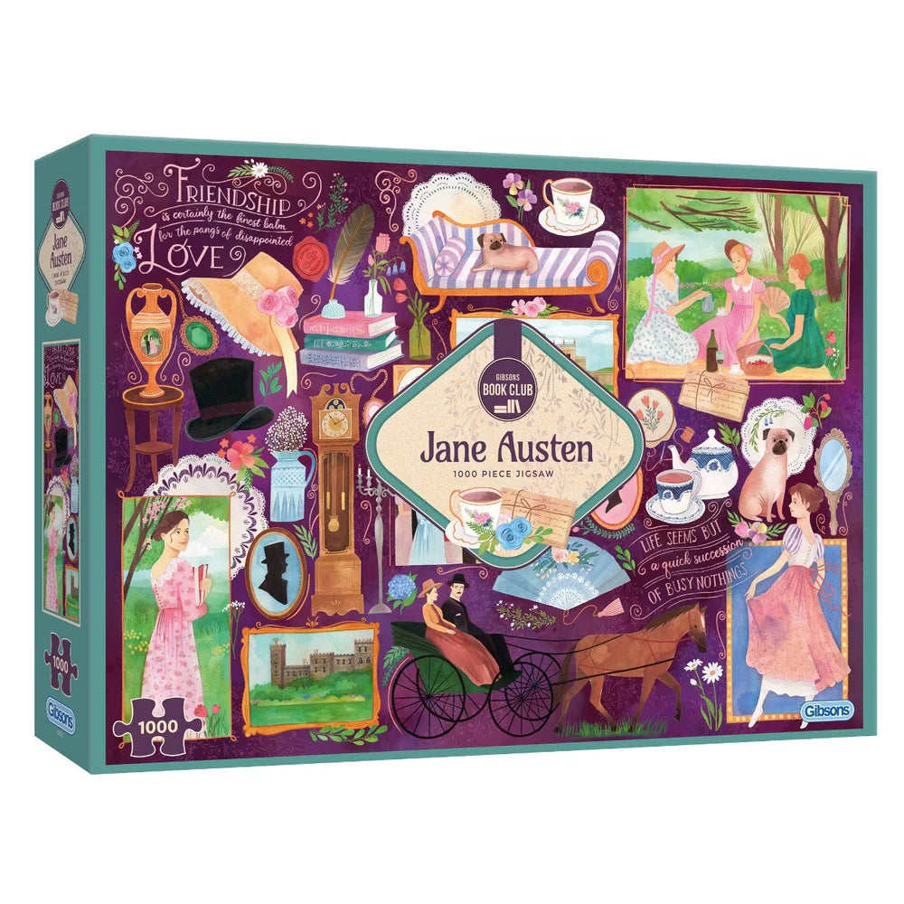 Gibsons Book Club: Jane Austen 1000 Piece Puzzle