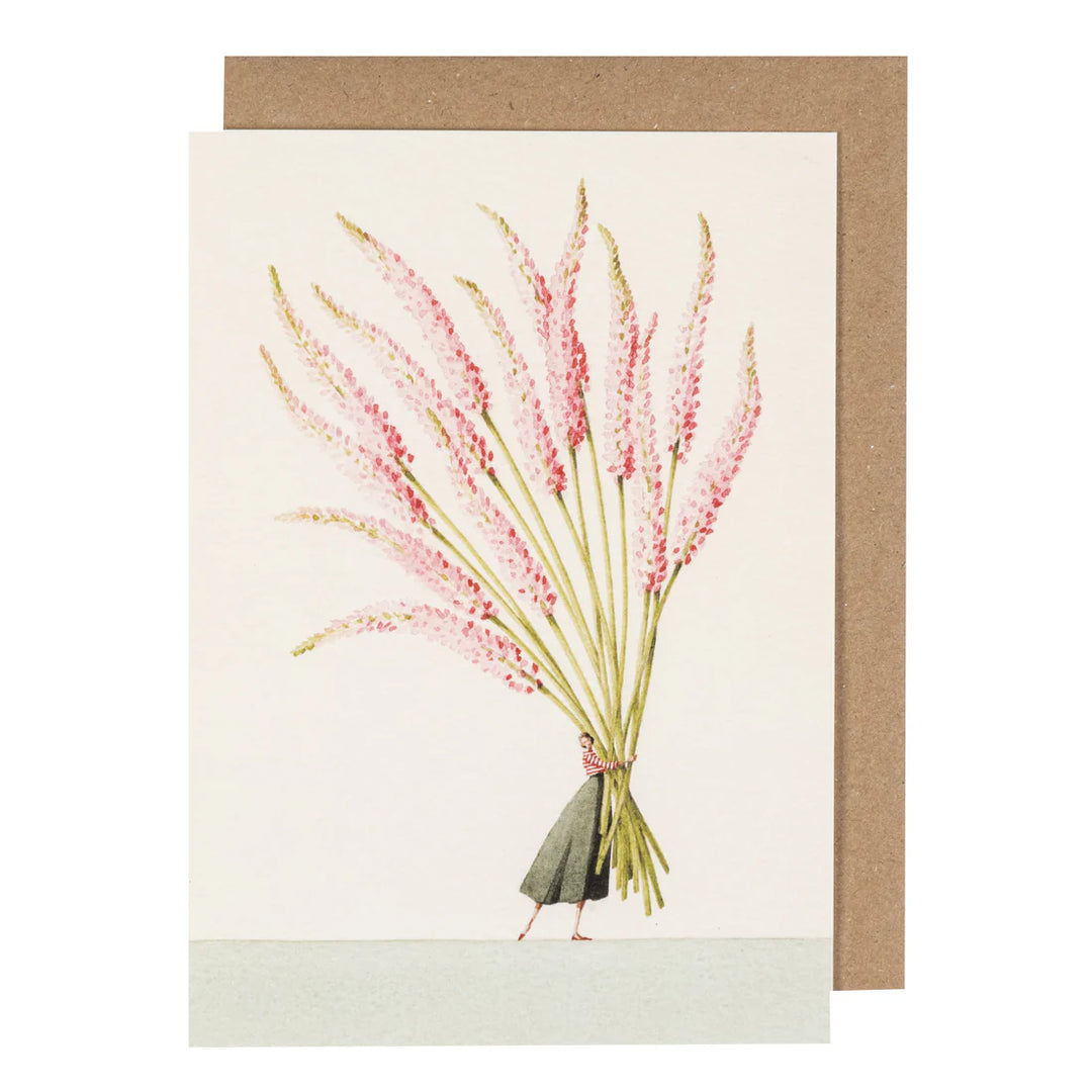 Foxtails Greetings Card