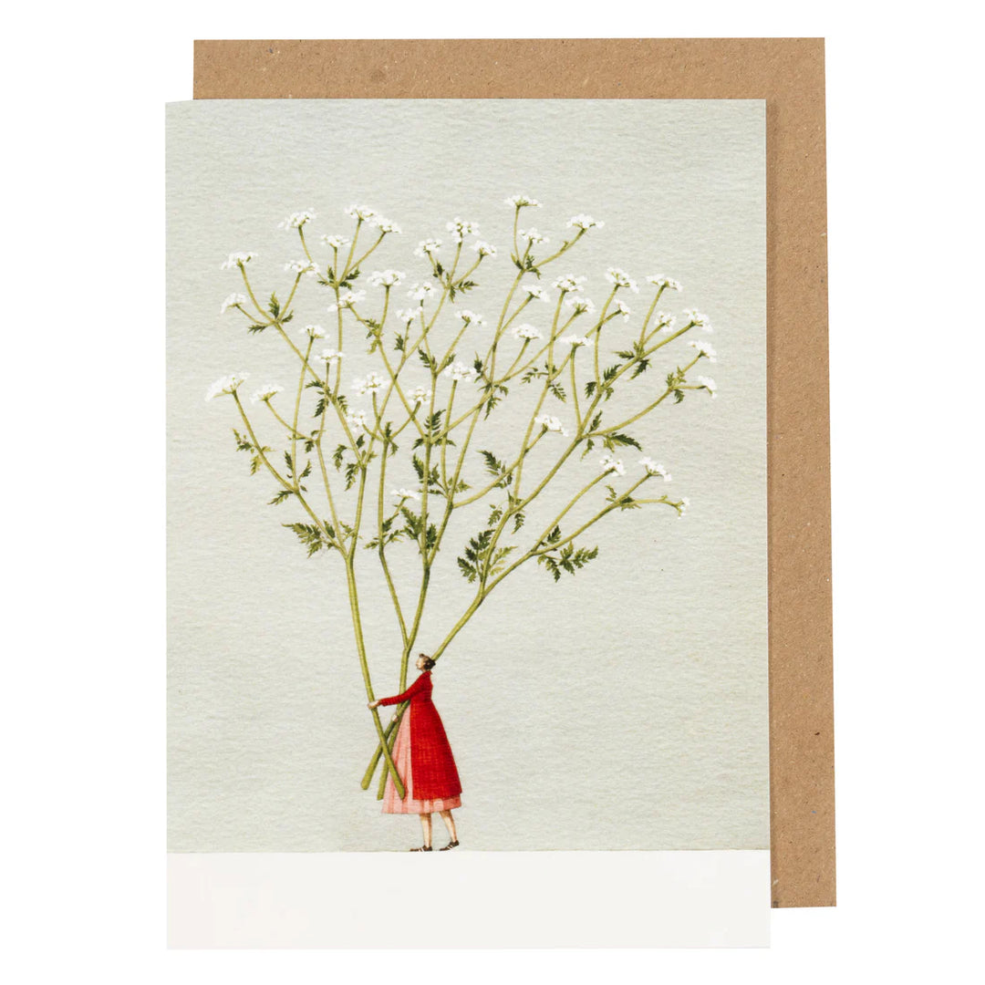 Cow Parsley Greetings Card