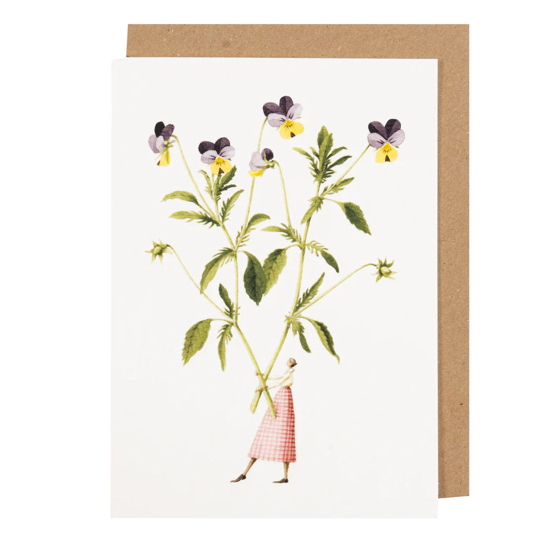 Viola Greetings Card