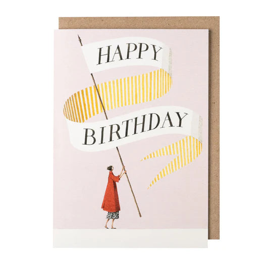 Happy Birthday Lady Greetings Card