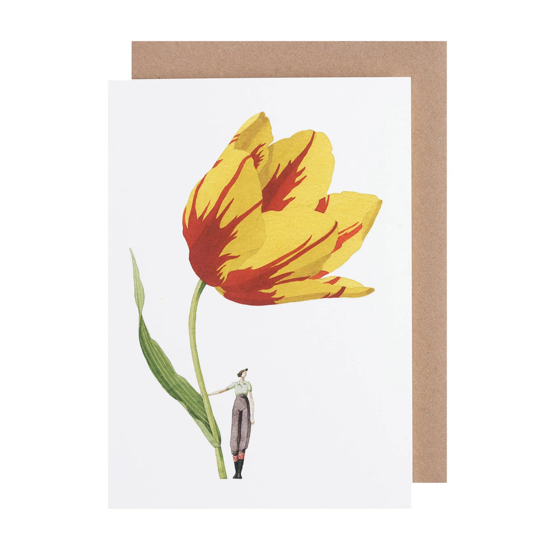 Tulip Blank Greetings Card