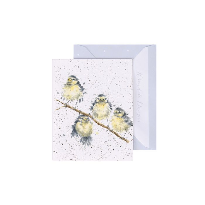 'Hanging Out' Great Tit Gift Enclosure Card