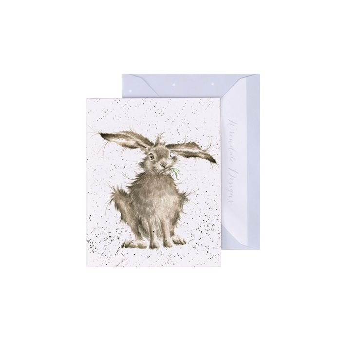 'Hare-Brained' Hare Enclosure Card