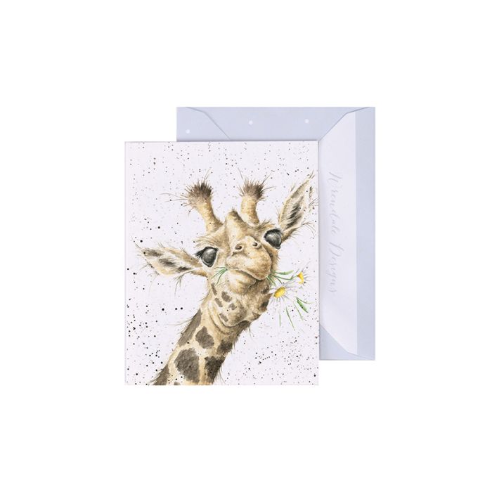 'Flowers' Giraffe Gift Enclosure Card