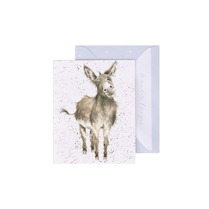 'Gentle Jack' Donkey Gift Enclosure Card