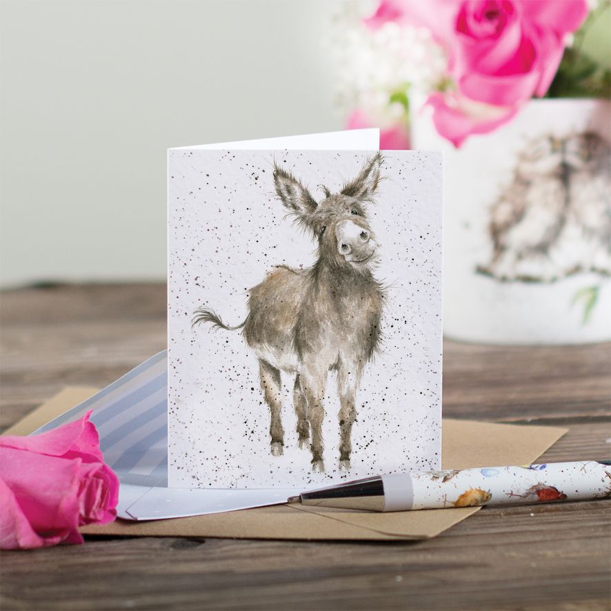 'Gentle Jack' Donkey Gift Enclosure Card