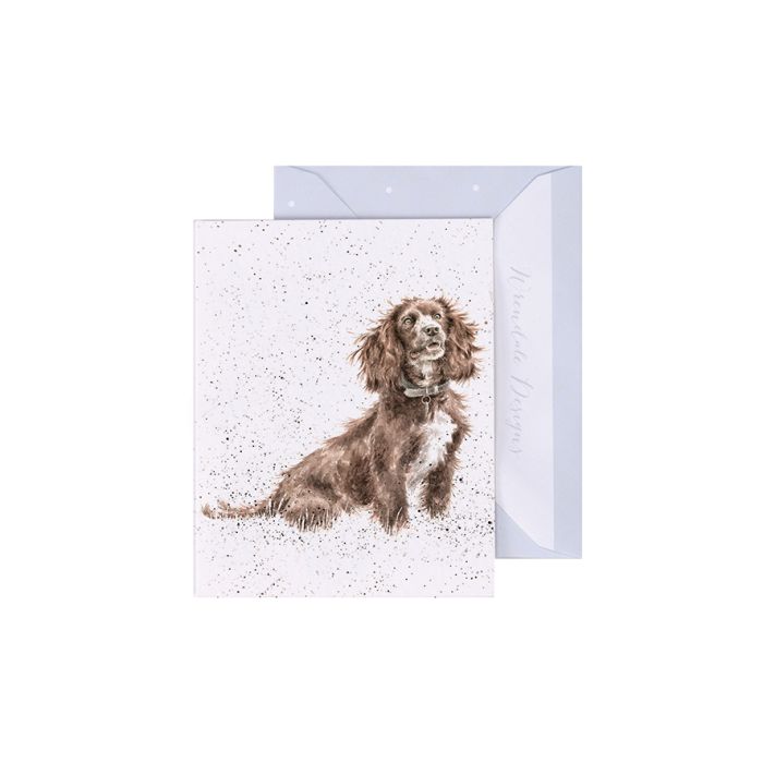 'Obedience' Spaniel Enclosure Card