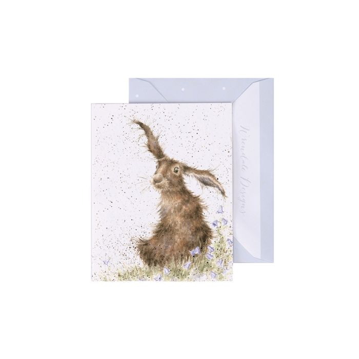 'Harebells' Hare Enclosure Card