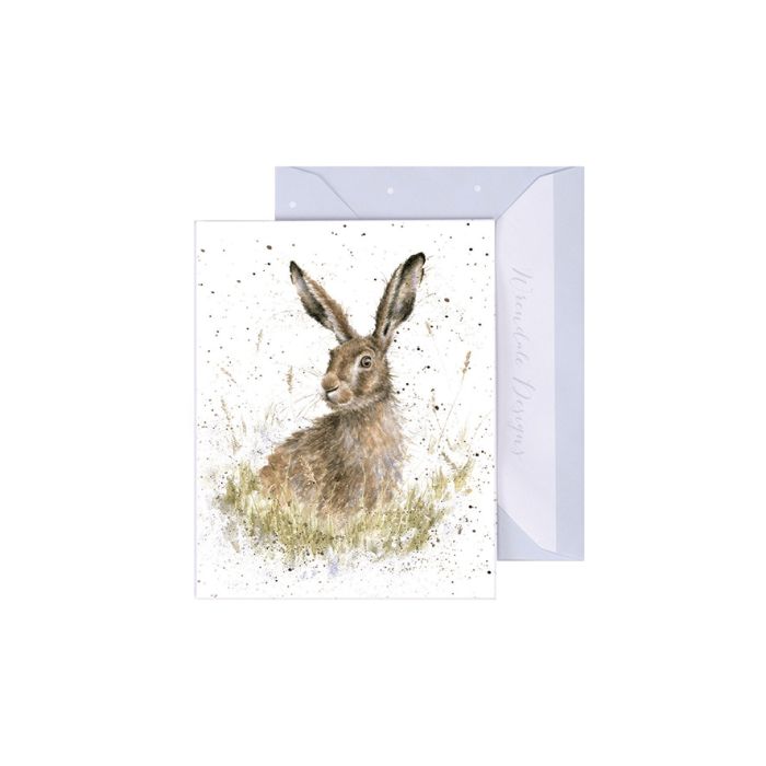 'Into the Wild' Hare Gift Enclosure Card