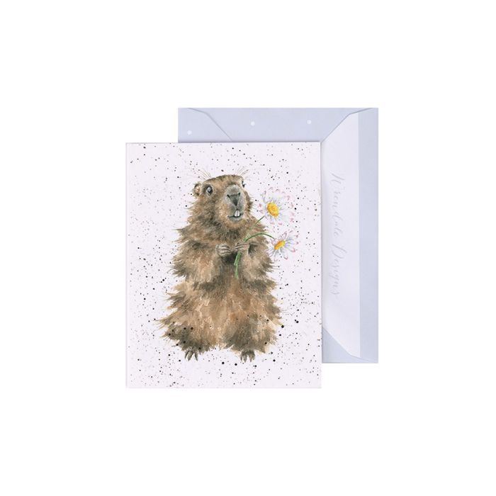 'The First Date' Marmot Gift Enclosure Card