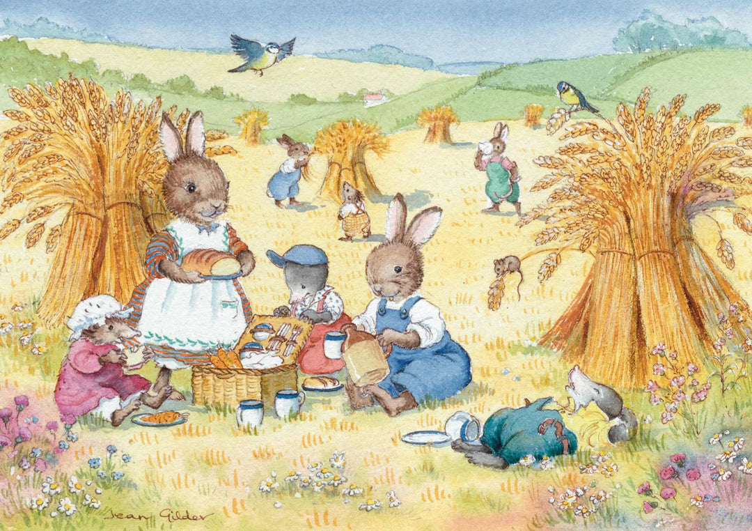 Harvest Picnic Greeting Card