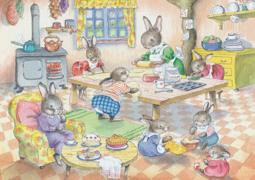 Baking Family Greeting Card