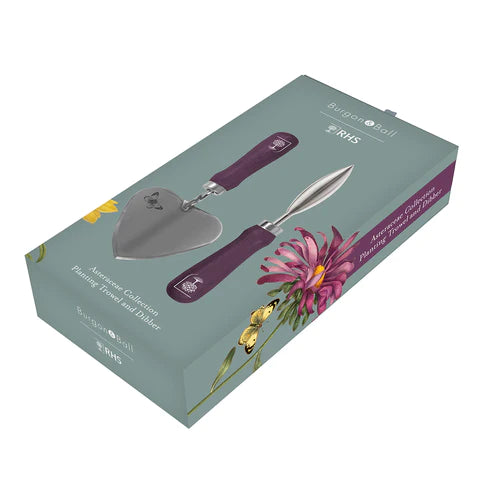 RHS Asteraceae Planting Trowel and Dibber Gift Box – The Bee's Knees ...