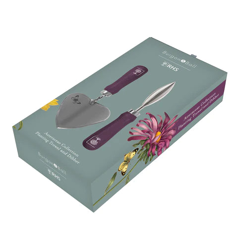 RHS Asteraceae Planting Trowel and Dibber Gift Box