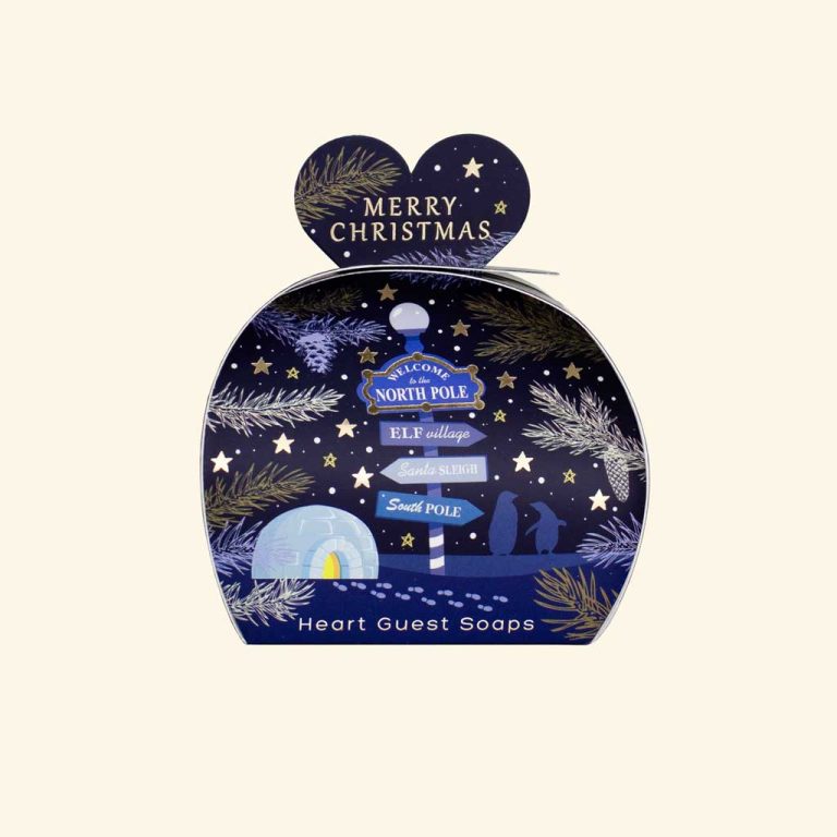 Christmas North Pole Heart Guest Soaps
