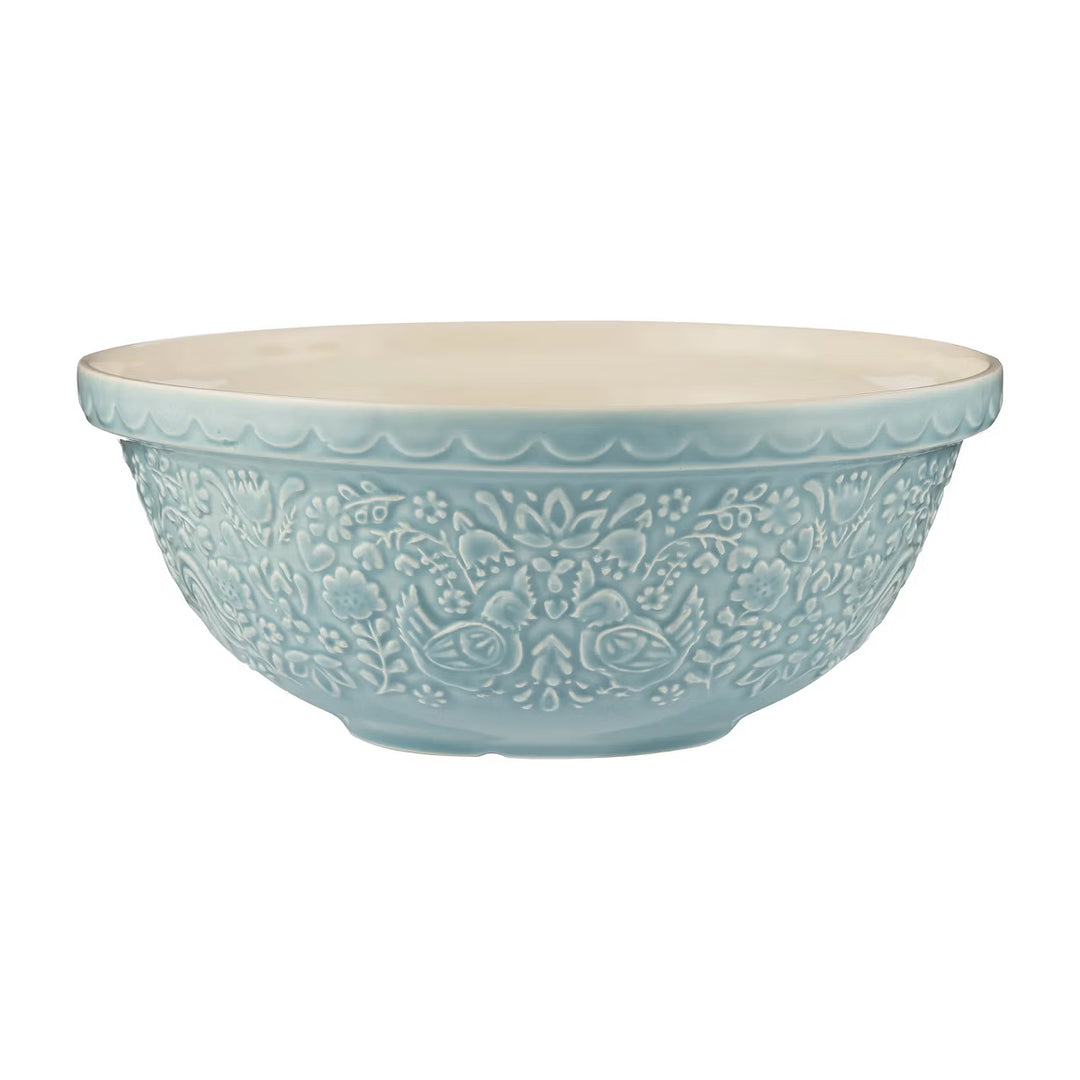 Home To Roost Blue Mixing Bowl - Size 18 (10.2 in)