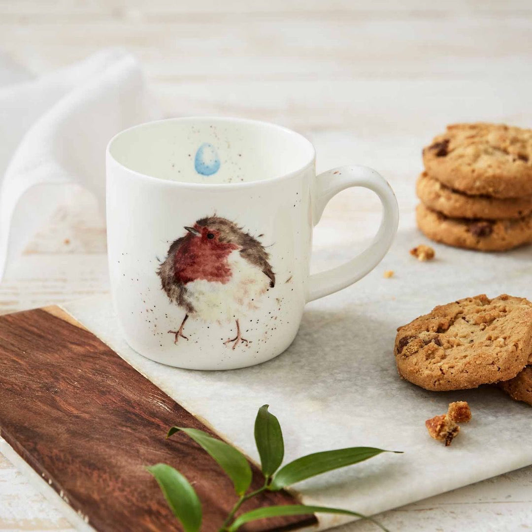 'Garden Friend' Robin Small Bone China Mug (11oz)