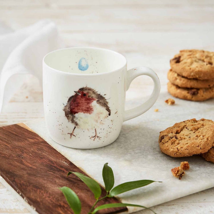 'Garden Friend' Robin Small Bone China Mug (11oz)