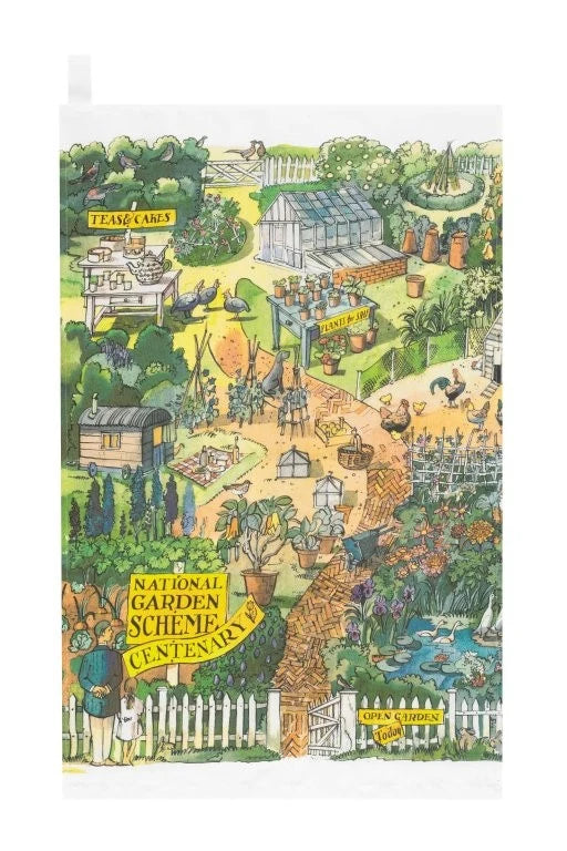 National Garden Scheme Tea Towel