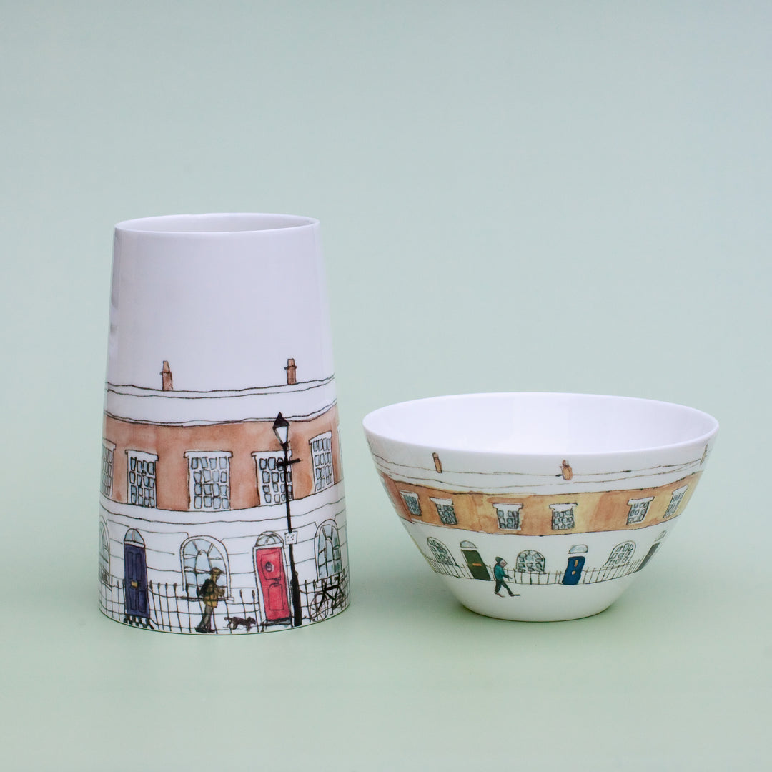 Georgian Square Vase