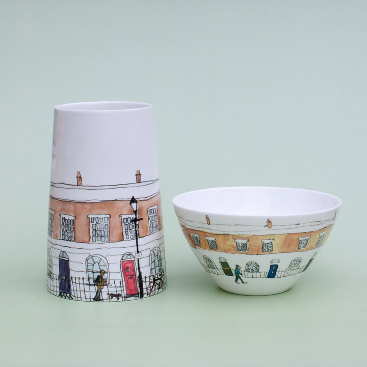 Georgian Square Vase