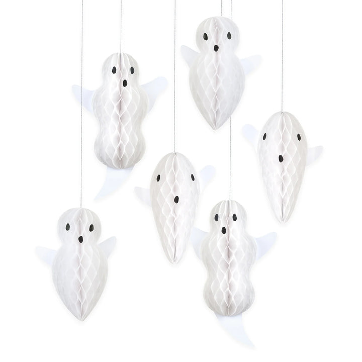 Honeycomb Hanging Ghost Decorations