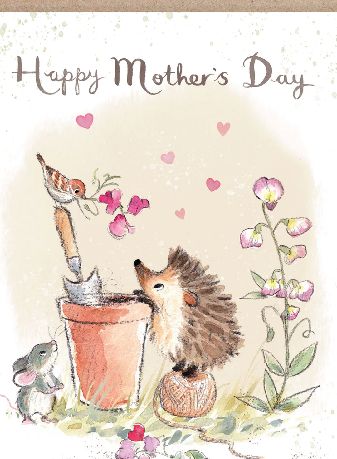 Extra Large Hedgehog and Mouse Mother's Day Greetings Card