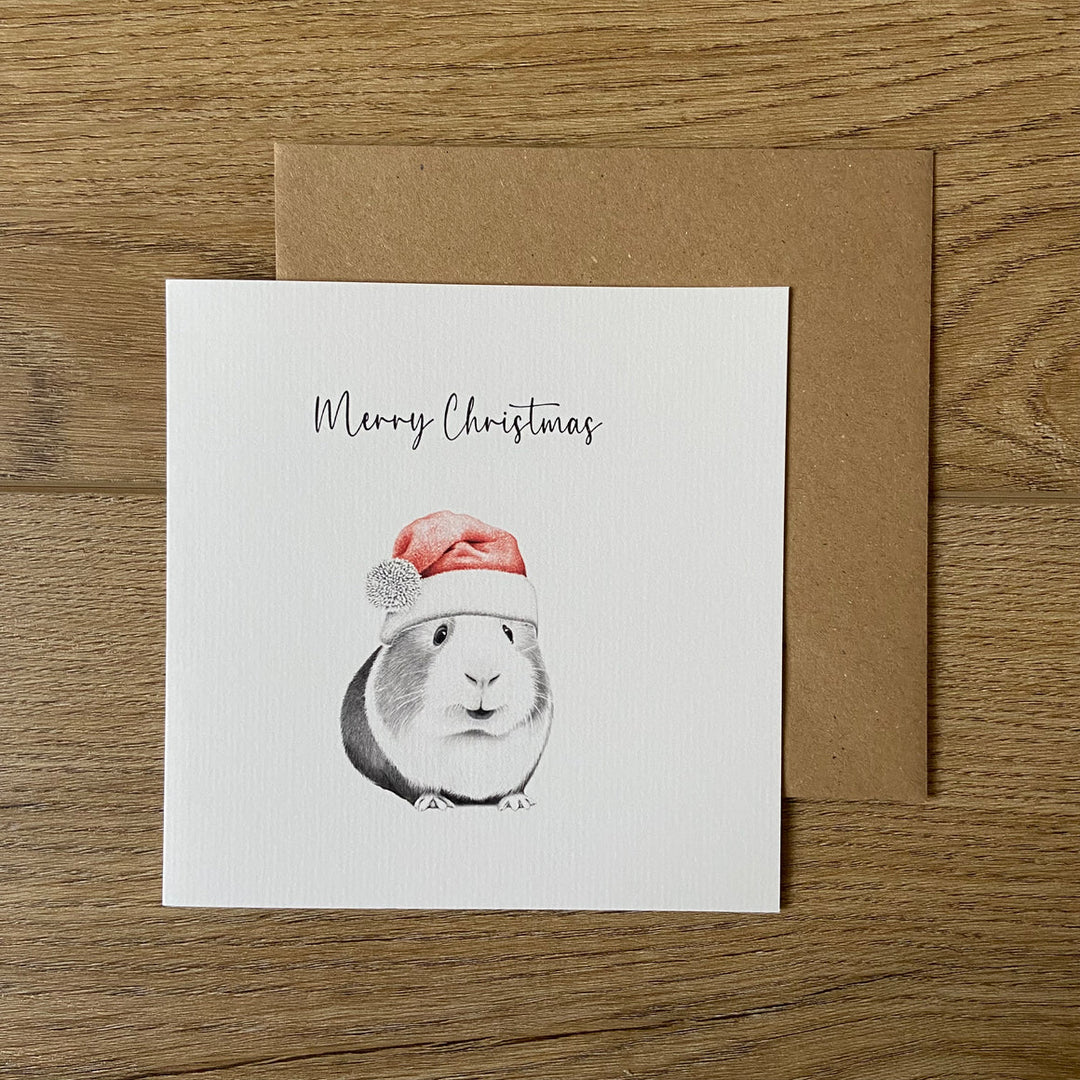 Ginny Guinea Pig Christmas Greetings Card
