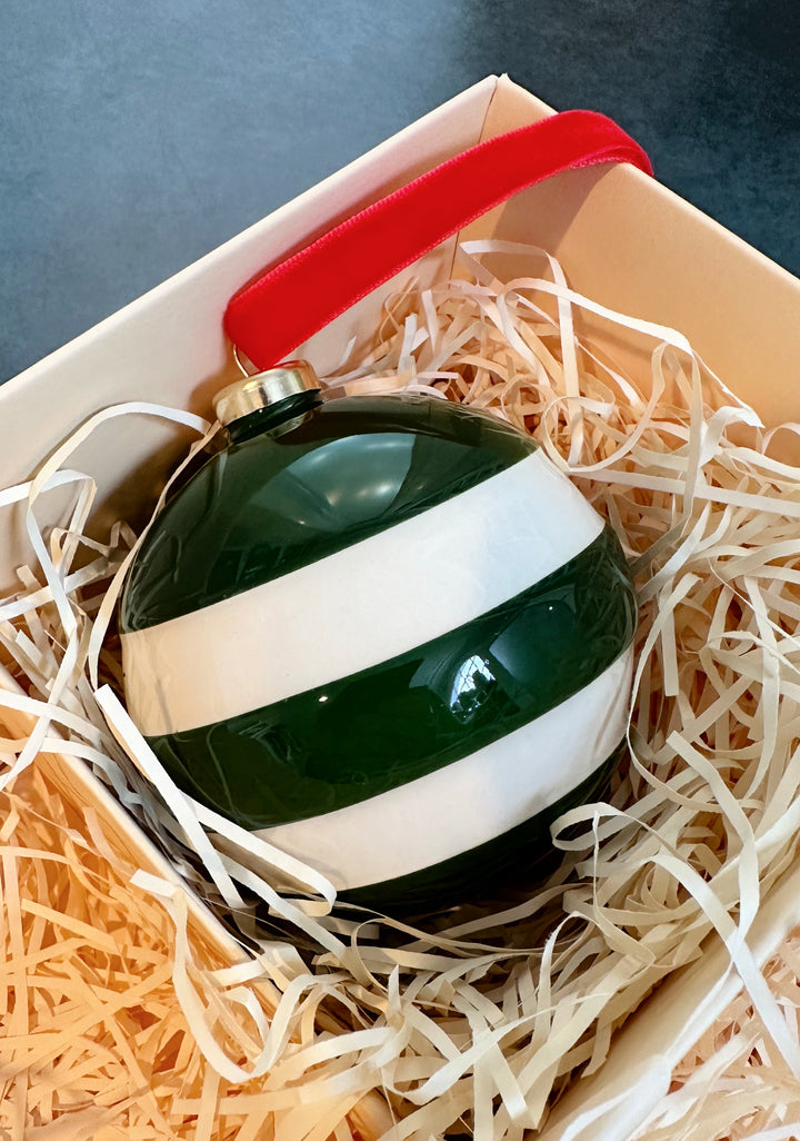 Cornishware Striped Baubles