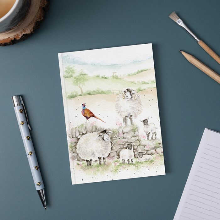 Green Pastures A6 Sheep Notebook