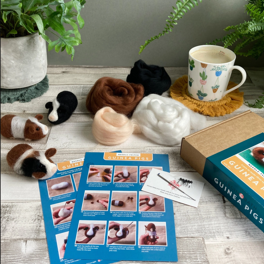 Guinea Pigs Needle Felting Kit