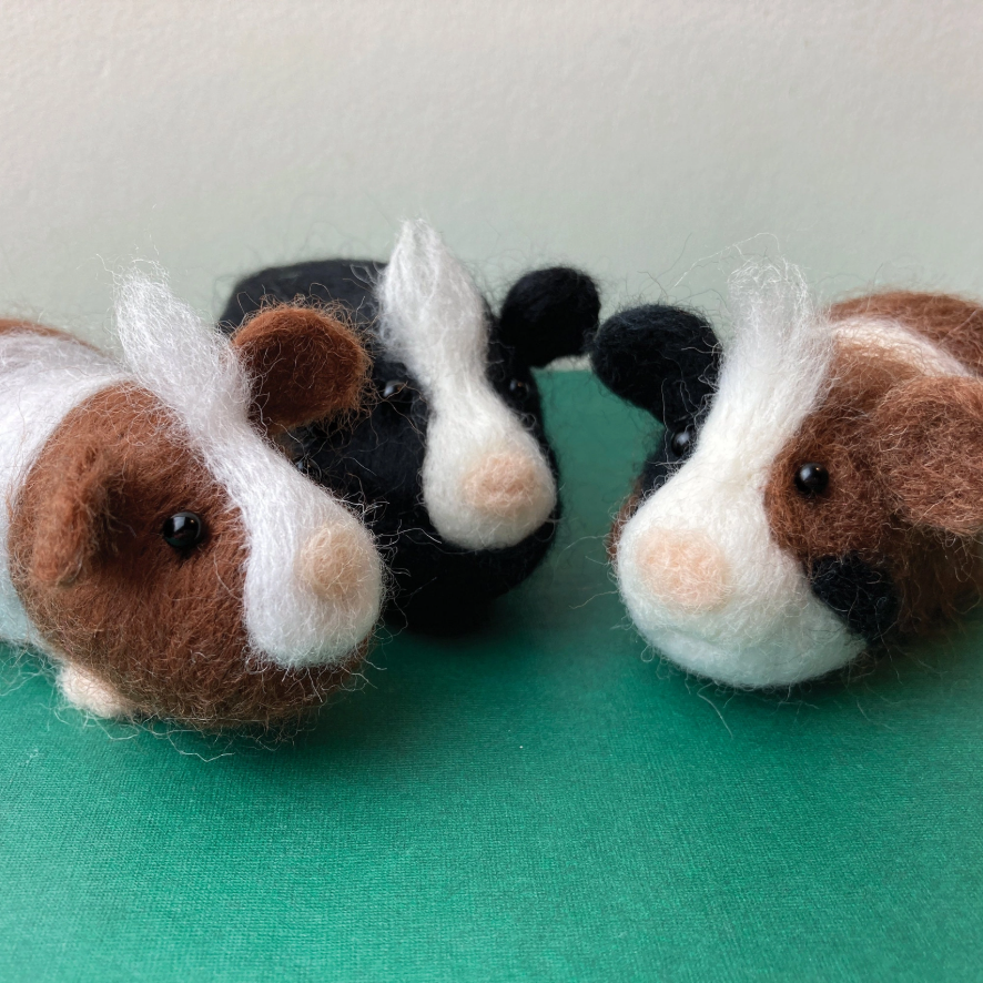 Guinea Pigs Needle Felting Kit