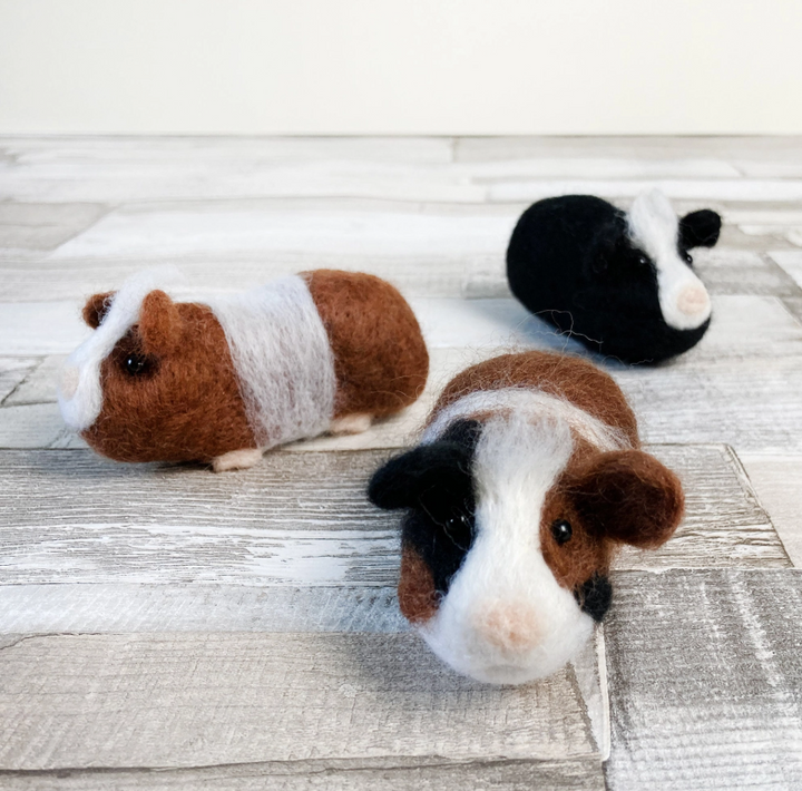 Guinea Pigs Needle Felting Kit