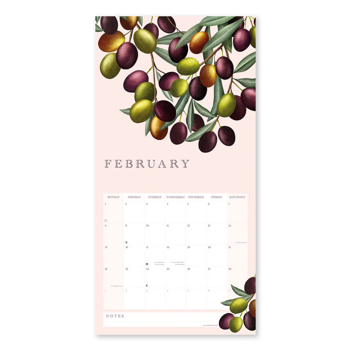 Homegrown 2026 12-Month Wall Calendar