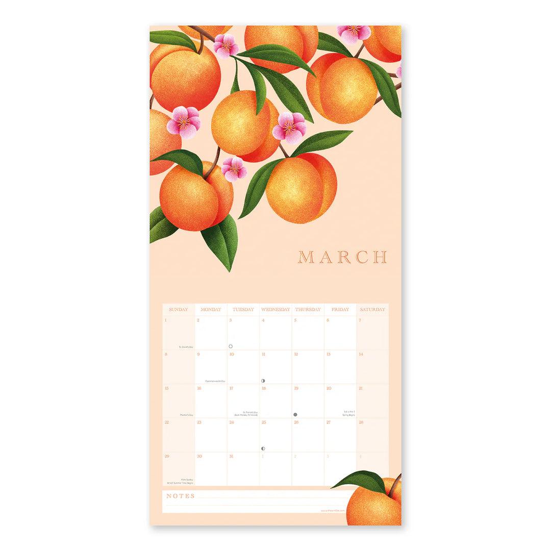 Homegrown 2026 12-Month Wall Calendar