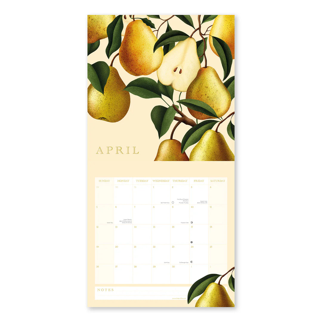 Homegrown 2026 12-Month Wall Calendar