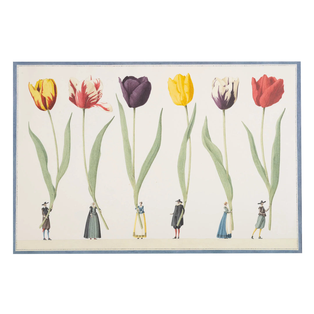 Tulip Parade Pad of Paper Placemats