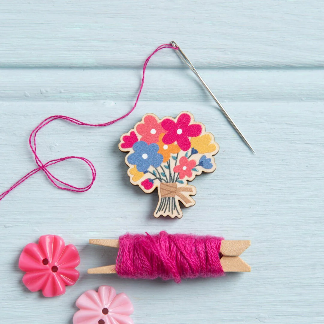 Flower Posey Magnetic Needle Holder