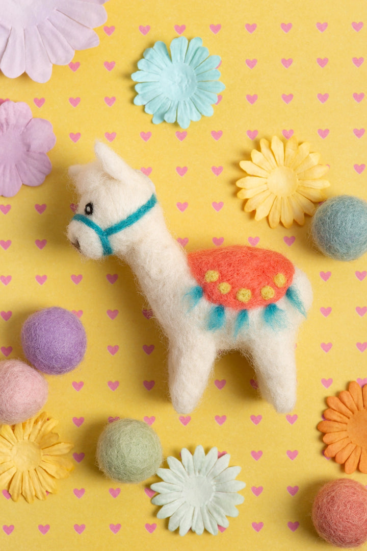 Alpaca Mini Felting Kit