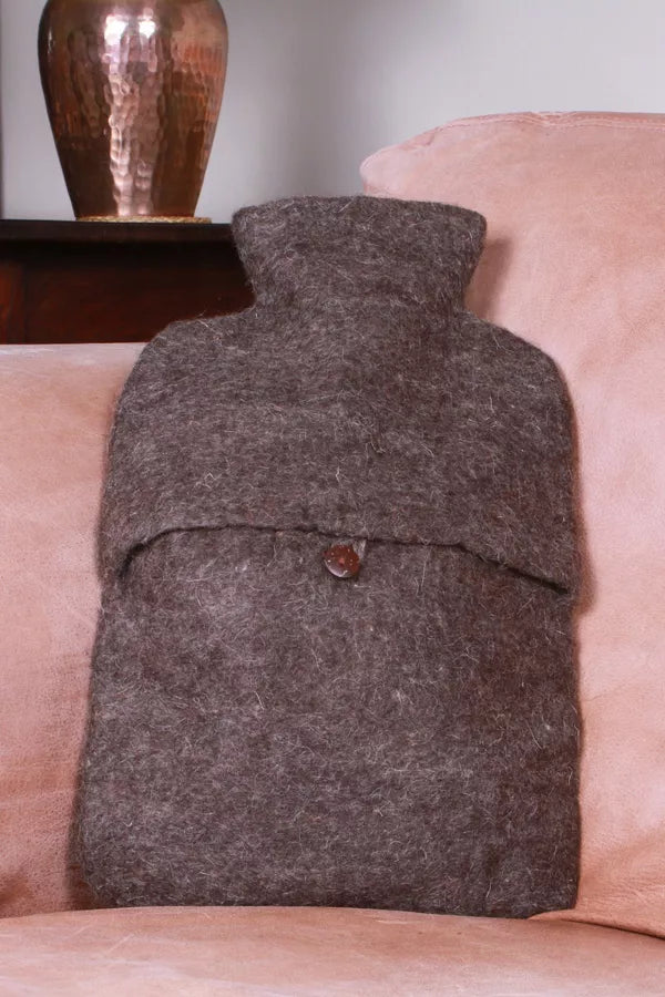 Hand Felted Highland Cow Hot Water Bottle