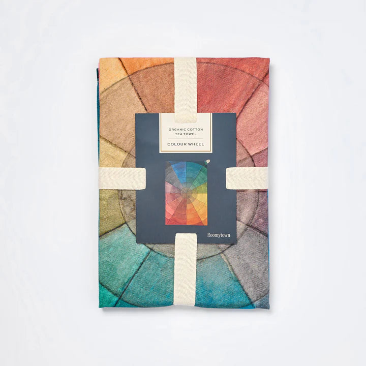 Colour Wheel Organic Cotton Tea Towel