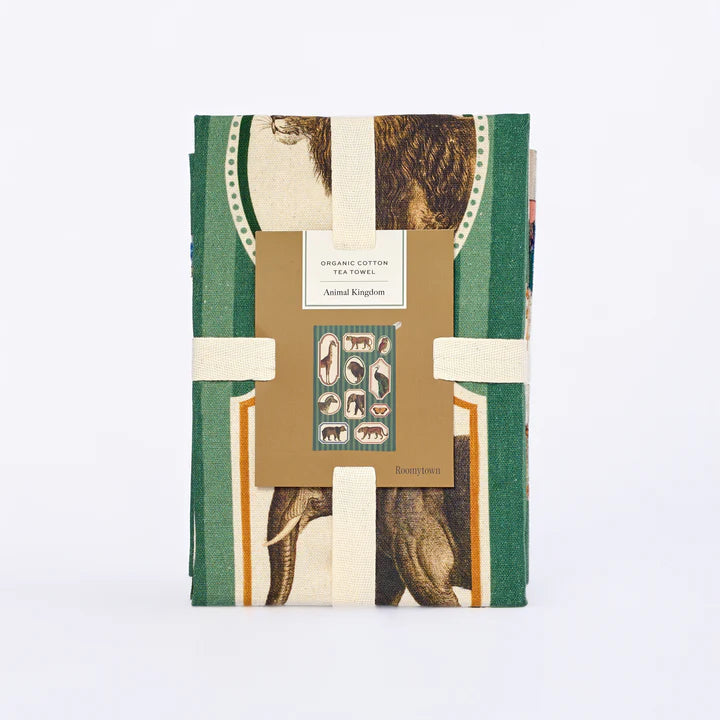 Animal Kingdom Organic Cotton Tea Towel