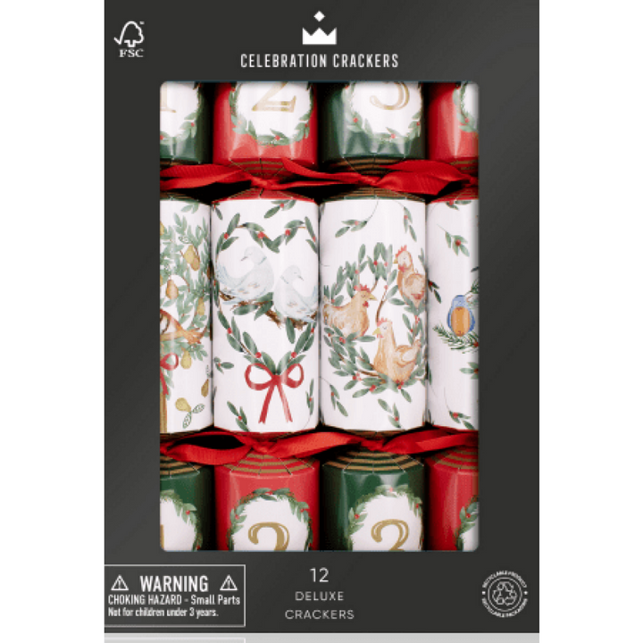 12 Days of Christmas Crackers Box of 12