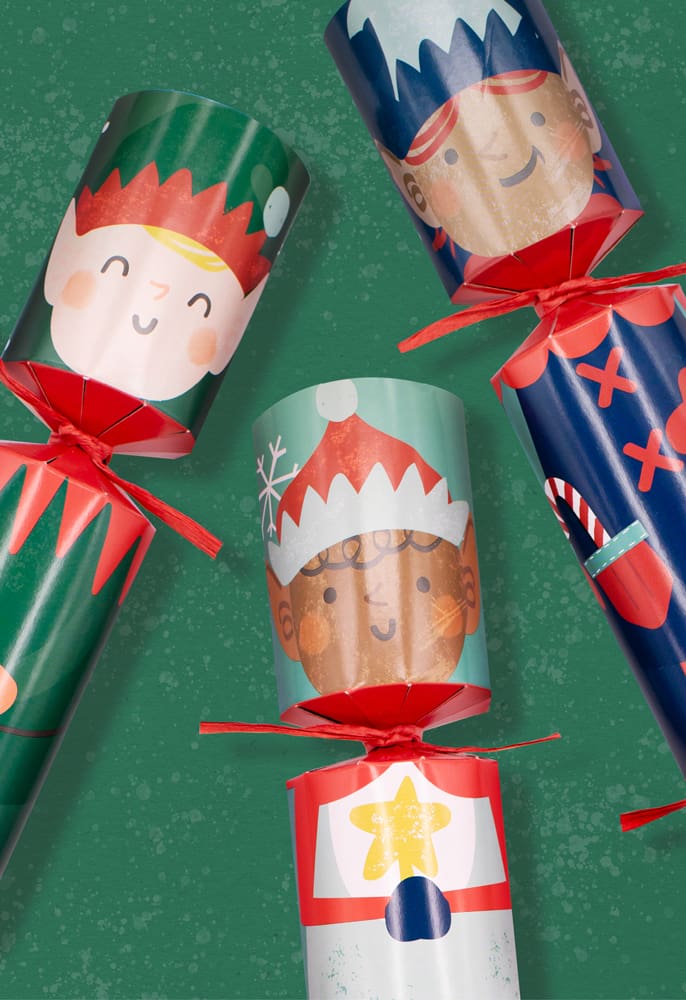 Elf Who Am I 12-inch Celebration Crackers Box of 6