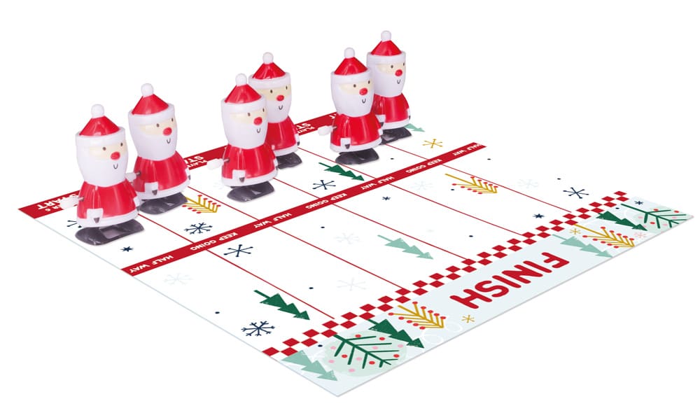 Santa Racing 12-inch Christmas Crackers Box of 6