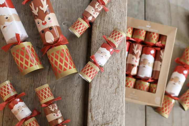 Santa & Reindeer Crackers Box of 8